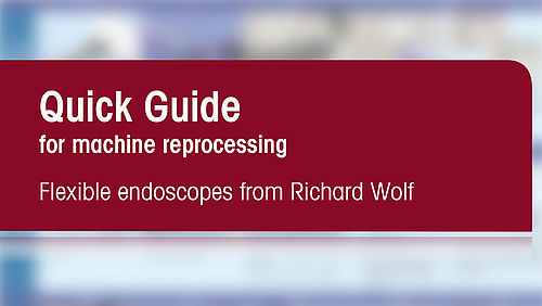 Quick guide for machine reprocessing